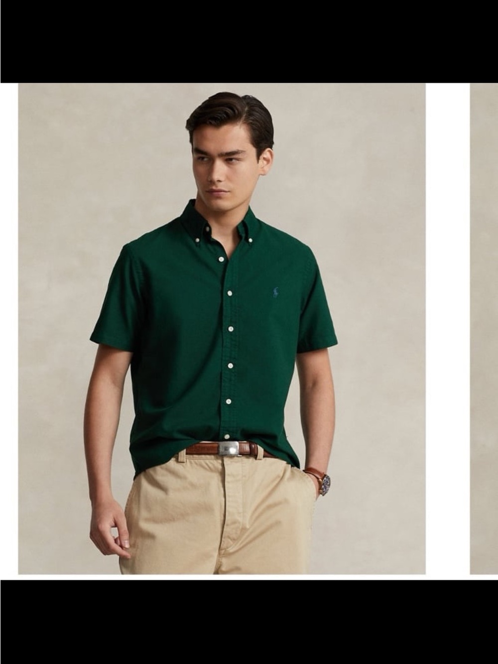 NWT polo Ralph Lauren men’s cotton classic fit garment dyed oxford shirt XXL
